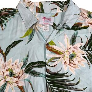 Hawaii Hangover Hawaiian Camp Shirt Tropical Floral Palm Leaf Aloha Mens XL